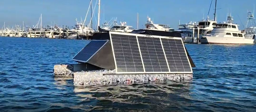 Neptune Dynamix Autonomous USV Prototype in Marina